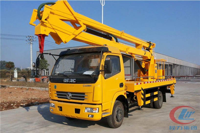 湖北平博pinnacle体育平台东风18米高空作业车侧面图