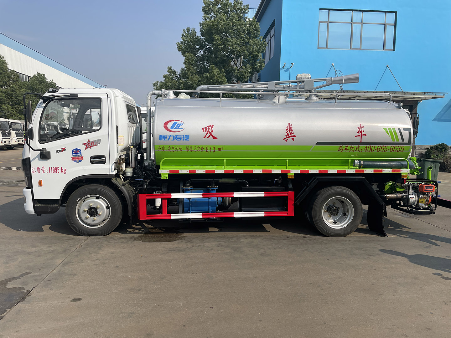 平博pinnacle体育平台专汽东风多利卡8方吸粪车